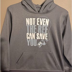 Under Armour dark gray sports hoodie